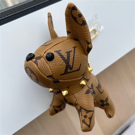 louis vuitton french bulldog charm|louis vuitton keychain pouch.